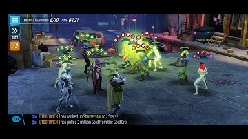 Doom raid 2.1 - Mystic node 2 - 1shot - Marvel Strike Force - MSF