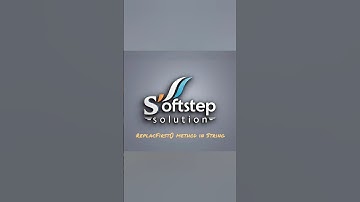 replaceFirst() method usage in Java String #java #string #replaceFirst #softstep #softstepsolution