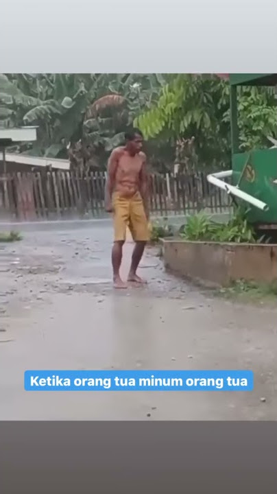 Status wa lucu terbaru: Saat orang tua minum orang tua