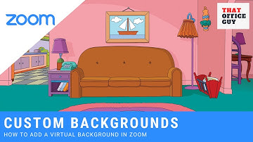 How to Change Background on Zoom | Zoom Virtual Background
