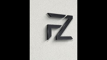 Coreldraw Tutorial - Letter F + Z Logo Design in Coreldraw