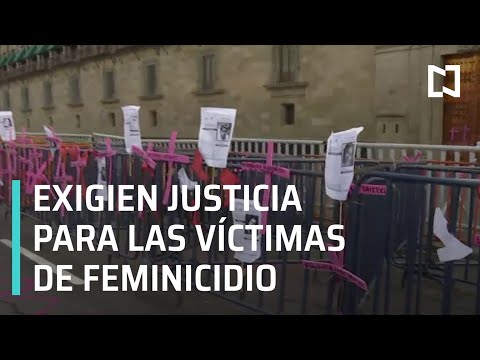 Manifestación feministas afuera de Palacio Nacional - Expreso de la Mañana