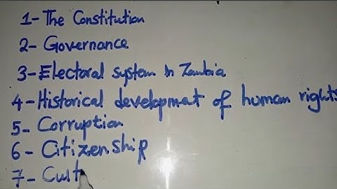 20 Civic Education Major Topics 2025 Exams || GCE/G12 Exams