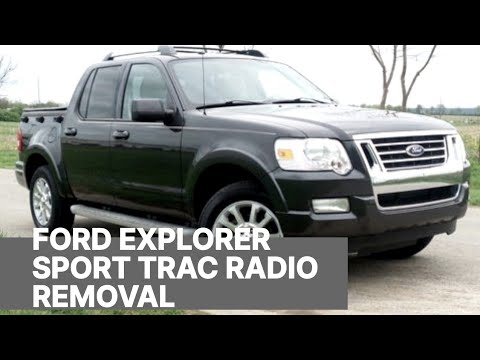 Ford Explorer sport track radio removal/with “C” Roll