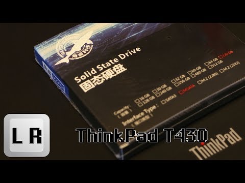 Installing a mSATA SSD in a ThinkPad T430 (Three Color Dogfish SSD 赖燕宽)