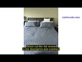 Review ECHODRM Oversized King Quilt 128x120, California King Bedspread with 2 Pillow Shams, Ultrason