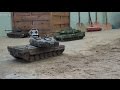 Leopard 2 Tanks Panzer Bundeswehr RC ♦ Treffpunkt Modellbau Paaren im Glien 2016 Modellbaumesse