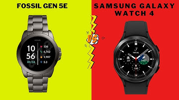 Differences Between Fossil Gen 5E vs Samsung Galaxy Watch 4 - Short Comparison