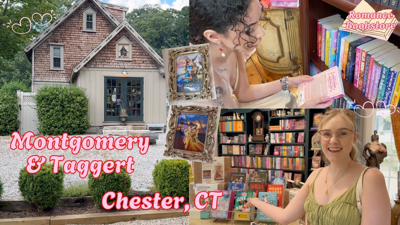 Vlog | Montgomery & Taggert (A Romance Bookstore) Chester, CT
