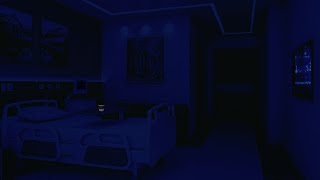 Ambiance de chambre d'hôpital de nuit calme | Sons de télévision d'hôpital, moniteurs bips 🩺 screenshot 2