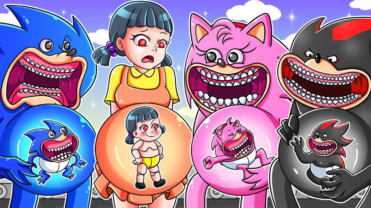 Brewing Cute Baby Factory - Brewing Cute Baby Pregnant - Sonic the Hedgehog 3 Animation