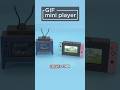 Play your favorite GIFs on a Mini Screen #3DPrinting #adafruit