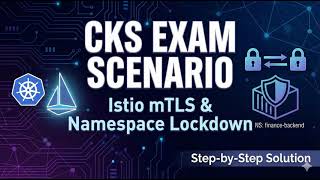 CKS Exam Scenario: Istio mTLS Migration & Namespace Lockdown