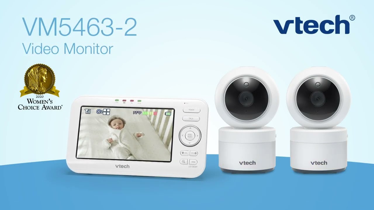VTech VM5463-2 Video Baby Monitor with 