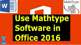 How to Add Mathtype 6.9a Software in Office 2016 screenshot 5