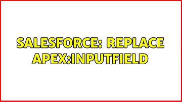 Salesforce: Replace apex:InputField (2 Solutions!!)