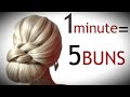 5 ONE - minute BUNS☑️