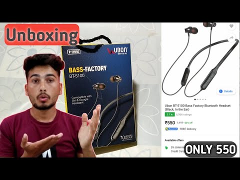 Ubon BT 5100 unboxing and review !! Best Bluetooth neckband under 600 /- !! Ubon Bluetooth