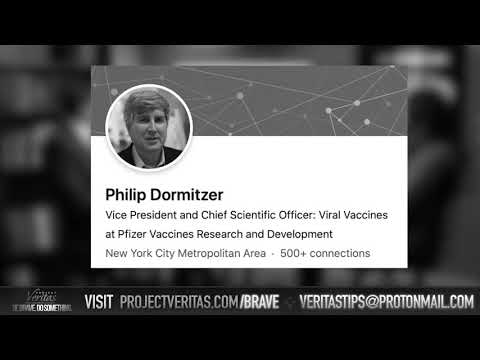 Pfizer's Chief Scientific Officer Philip Dormitzer Questioned by Project Veritas Over Leaked Emails