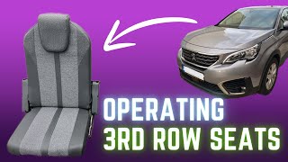 How to - 3rd row seats operation Folding / Removing / Driving without - Peugeot - Tutorial Help