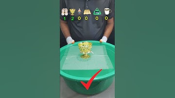 TRY TO GUESS HOW MANY TISSUE PAPER IT TOOKS! #asmr #satisfying #experiment #tissuepaper #water