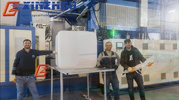 XINZHOU ibc tank blow molding machine  Eurocube tote cage frame welding machine ibc production line