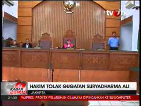TvOne 0804 Hakim Tolak Gugatan Suryadharma Ali