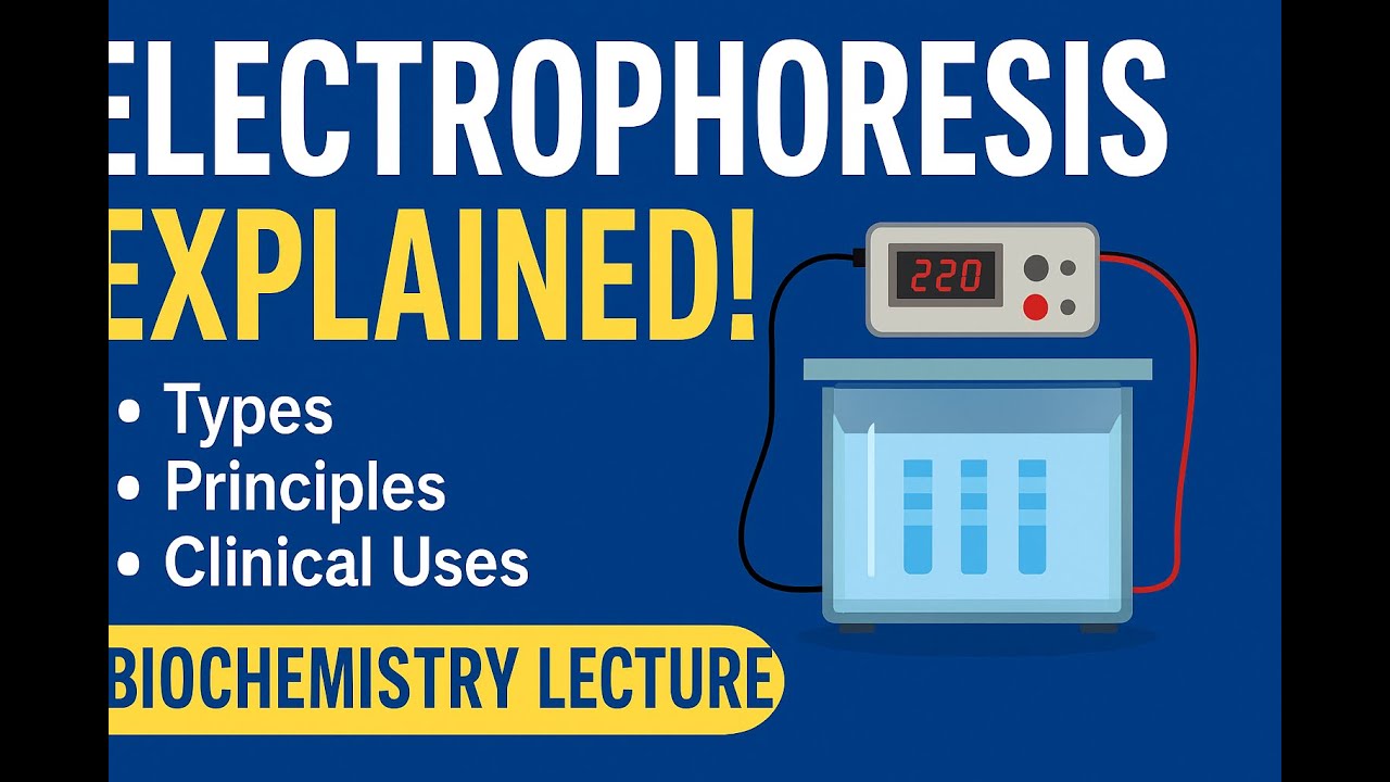 Объяснение электрофореза Hb | Лекция по биохимии для студентов-медиков @amplemedicallectures