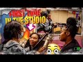 OUR LIL SISTER FIRST TIME IN THE STUDIO WITH US (WE PUT HER ON A SONG)