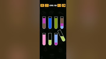 water sort puzzle Level 159