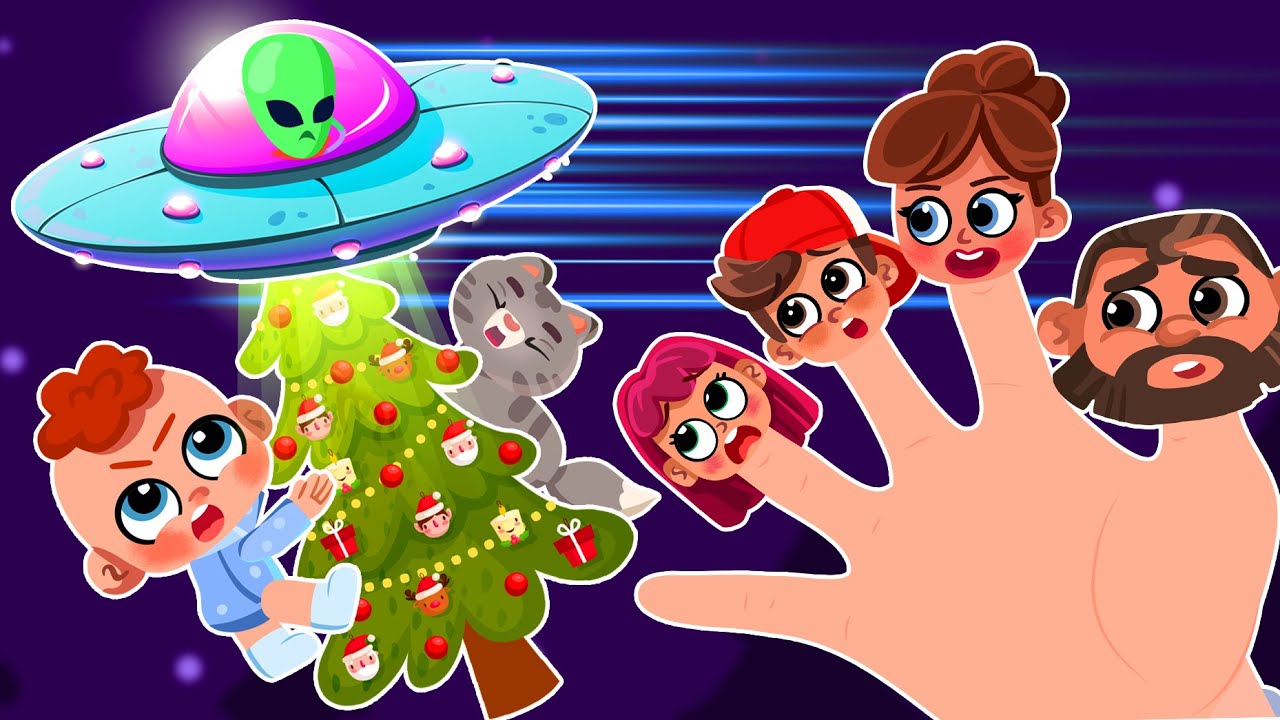 Finger Family Rescue Team 👨‍👩‍👧‍👦 Baby Was Taken By an Alien | Funny ...
