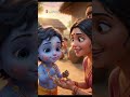 Maa Yashoda saw the entire universe inside little Krishna’s mouth… 🌌🦚🥺🫀 #krishna #littlekrishna