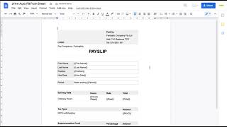 App Script Google How to Create Auto Payslip 720 (P1)
