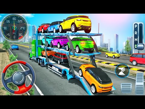 Car Transporter Truck Driving Simulator - Cargo Transport Multistory Vehicle - Android GamePlay