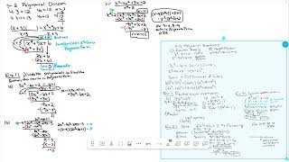 Honors Algebra 2 5 2 Notes Pt 2 Synthetic Division