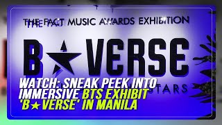 Watch: Sneak Peek Into Immersive Bts Exhibit 'B★Verse' In Manila | Abs-Cbn News