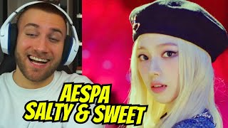 THIS IS EVERYTHING!! aespa 에스파 'Salty & Sweet' Lyrics + Track Video - REACTION