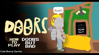 How to play doors.......but bad 2023 (Library code new!) Roblox