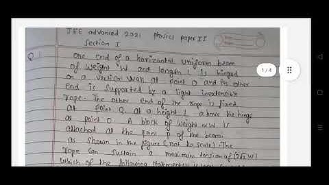 JEE(advanced)2021 paper 2 physics part section 1,Q,1