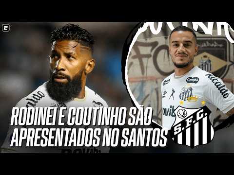 SANTOS APRESENTA PHILLIPPE COUTINHO E RODINEI! | COLETIVAS