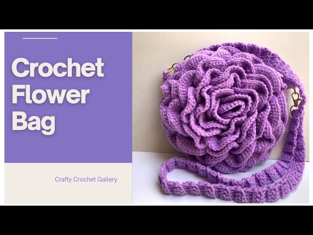 Crochet flowers Top handle Bag,Handmade flowers Bag,Knitted flowers Ba –  kitten- crochet