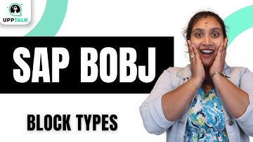 SAP BOBJ Prompt Filters & Block Types | Prompt Filters & Block Types in SAP BOBJ | SAP BOBJ |UppTalk