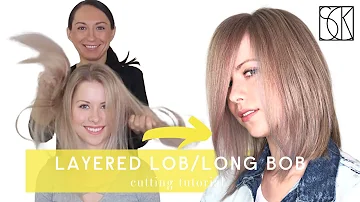 Wie wird ein Long Bob geschnitten?