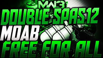 MW3: DOUBLE FFA SPAS-12 SHOTGUN MOAB!