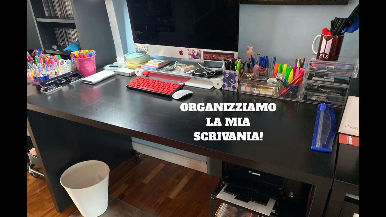 DESK ORGANIZATION: organizziamo insieme la mia scrivania!! 2020