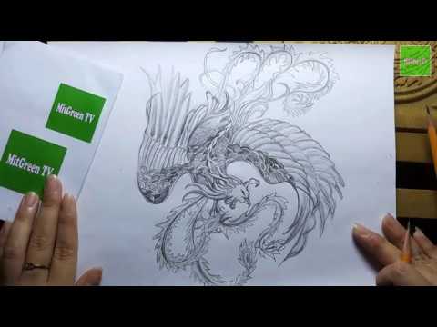 How to Draw A Phoenix, Pencil Art