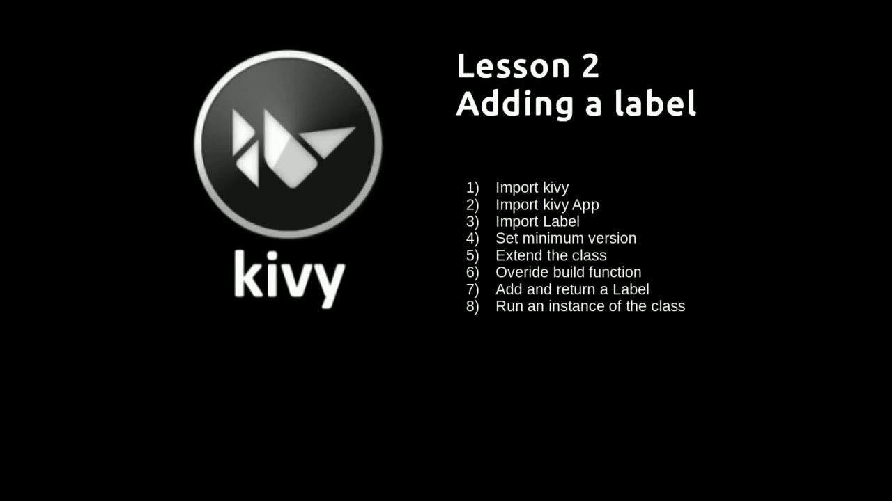 Add label. Файл Kivy. Приложения на Kivy. Kivy виджеты. Kivy Design language уроки.