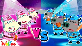 Défi Rose Contre Bleu | Histoire D’amitié De Wolfoo | Dessins Animés Amusants Pour Enfants