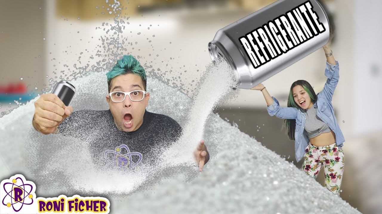AÇUCAR NO REFRIGERANTE? NÓS TESTAMOS, VOCÊ NÃO VAI ACREDITAR! EXPERIÊNCIA RONI FICHER!!!