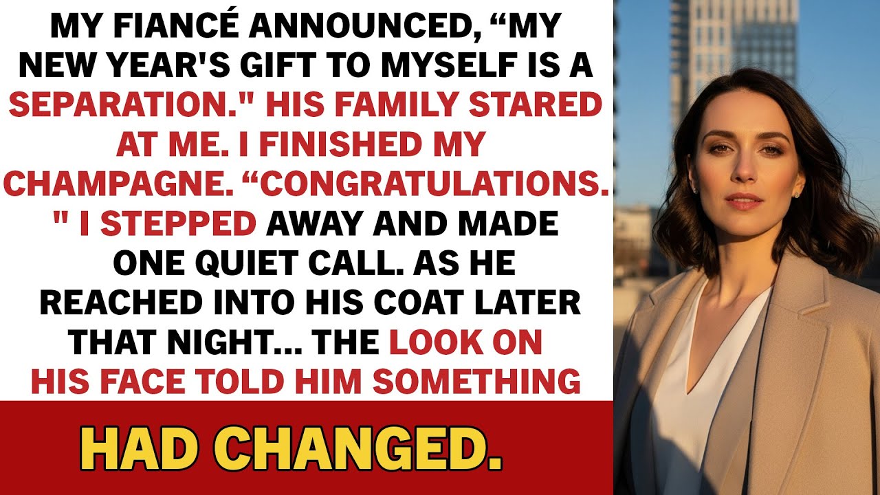 My Fiancé Announced, “My New Year's Gift To Myself Is A Separation.